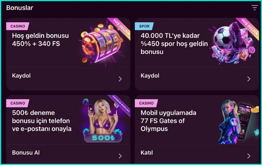 Lüks Casino bonuslar ekranı: casino ve spor hoş geldin paketleri, deneme bonusu ve mobil uygulama kampanyası Lüks Casino bonuslar ekranı: casino ve spor hoş geldin paketleri, deneme bonusu ve mobil uygulama kampanyası